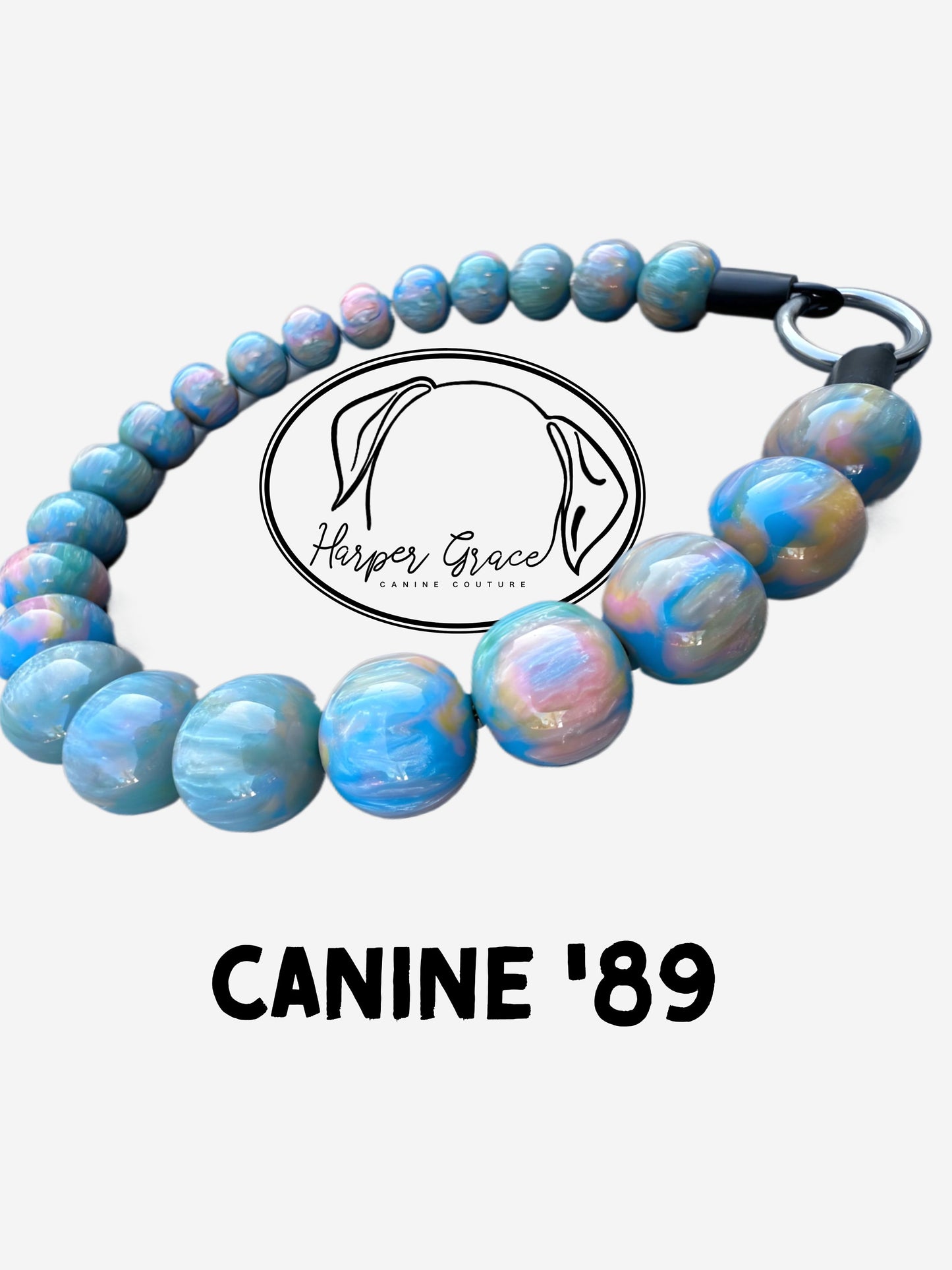 Canine '89 Beaded Dog Collar