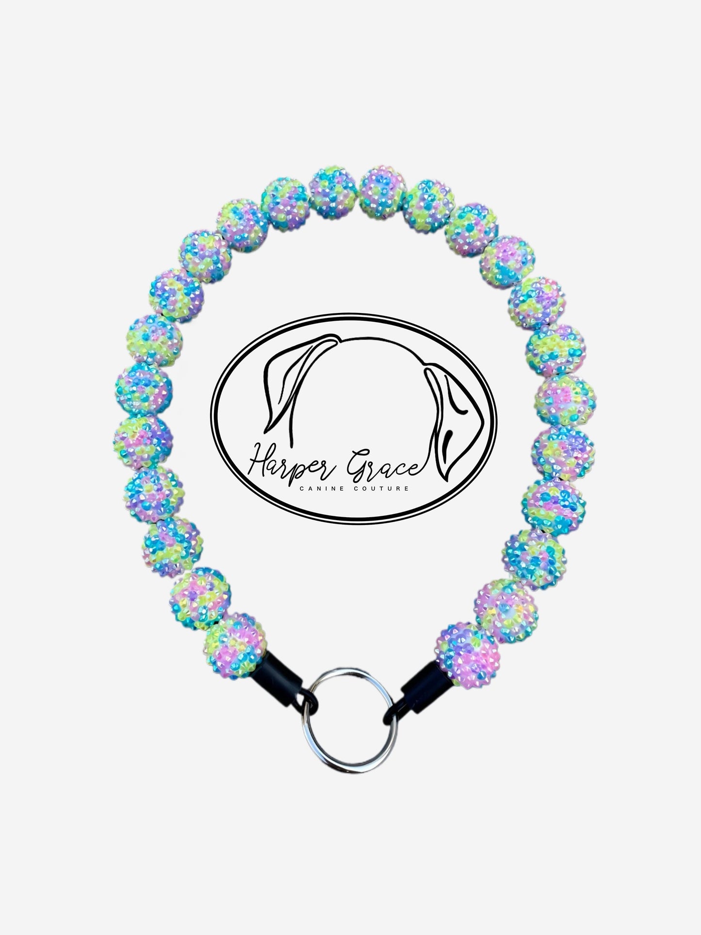 Fur-ever in Lover Hues Beaded Dog Collar